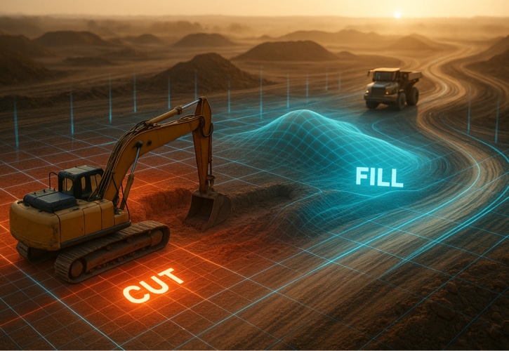 Cut fill
